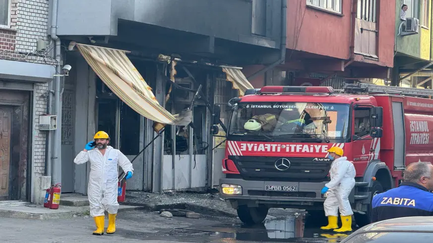 Tamirhanede çıkan yangında 1 kişi öldü