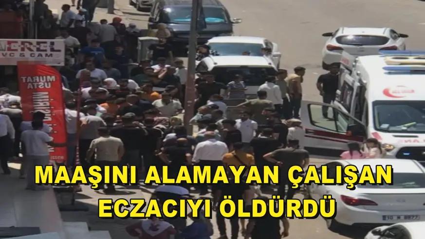 Maaşını alamayan çalışan, eczacıyı öldürdü