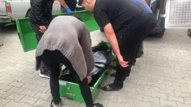 Evinin banyosunda yere düşen adam öldü