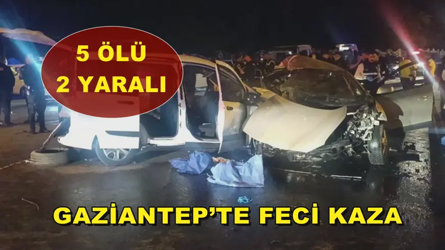 Gaziantep’te feci kaza