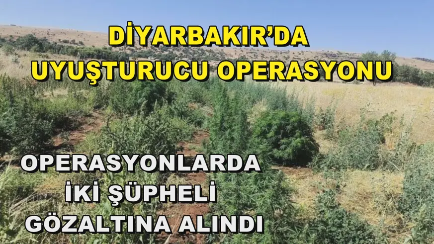 Diyarbakır’da uyuşturucu operasyonu