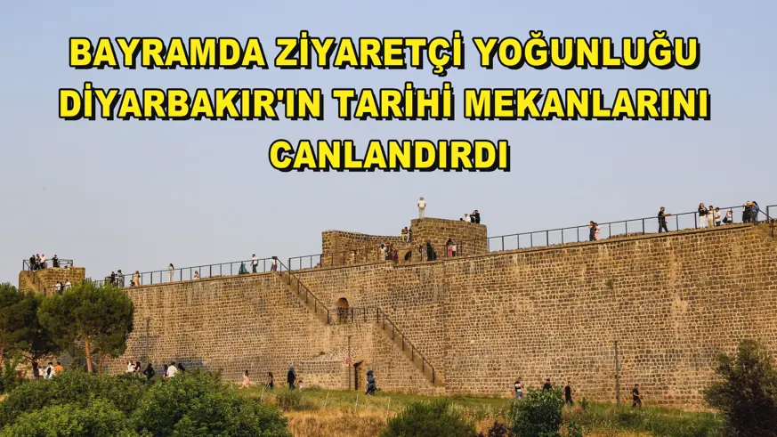 Bayramda ziyaretçi yoğunluğu Diyarbakır'ın tarihi mekanlarını canlandırdı