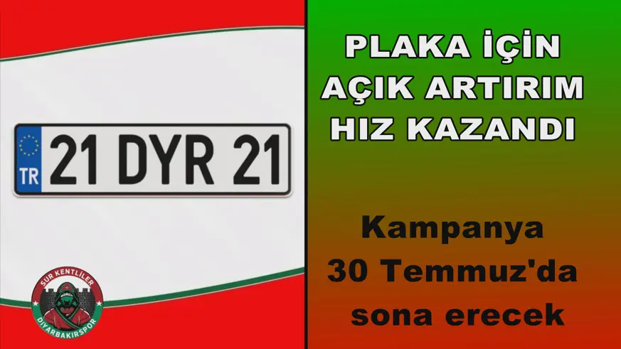 PLAKA İÇİN AÇIK ARTIRIM HIZ KAZANDI