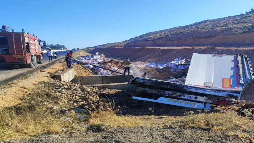 Hatay'da feci kaza