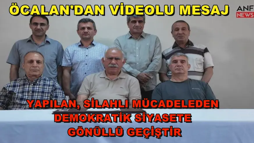Öcalan'dan videolu mesaj