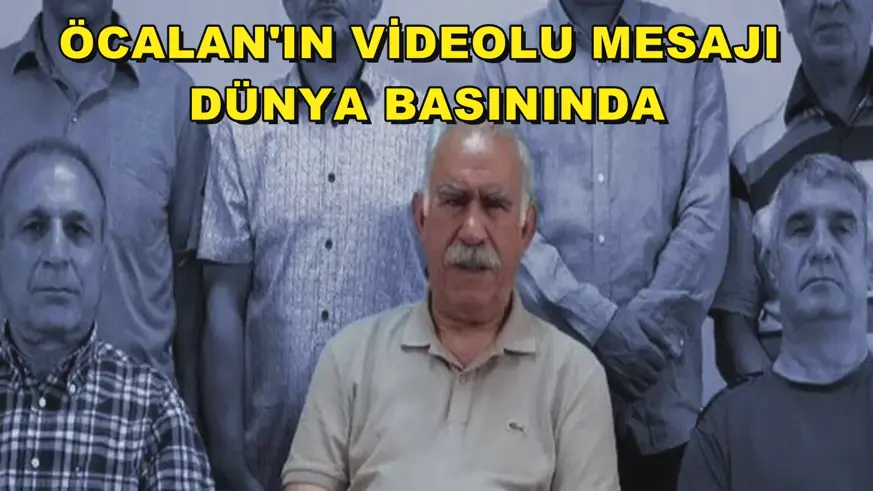 Öcalan'ın videolu mesajı dünya basınında