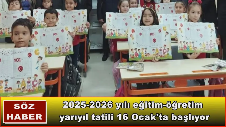 Yarıyıl tatili 16 Ocak'ta başlıyor