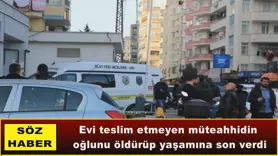 Müteahhidin  oğlunu öldürüp yaşamına son verdi